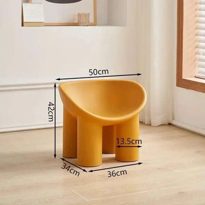 Roly Poly Chair Modern Sofa Nordic Living Room Chairs Lounge Salon Lazy Ergonomic Relax Designer Luxury Chaise Home Furniture - PatioLix
