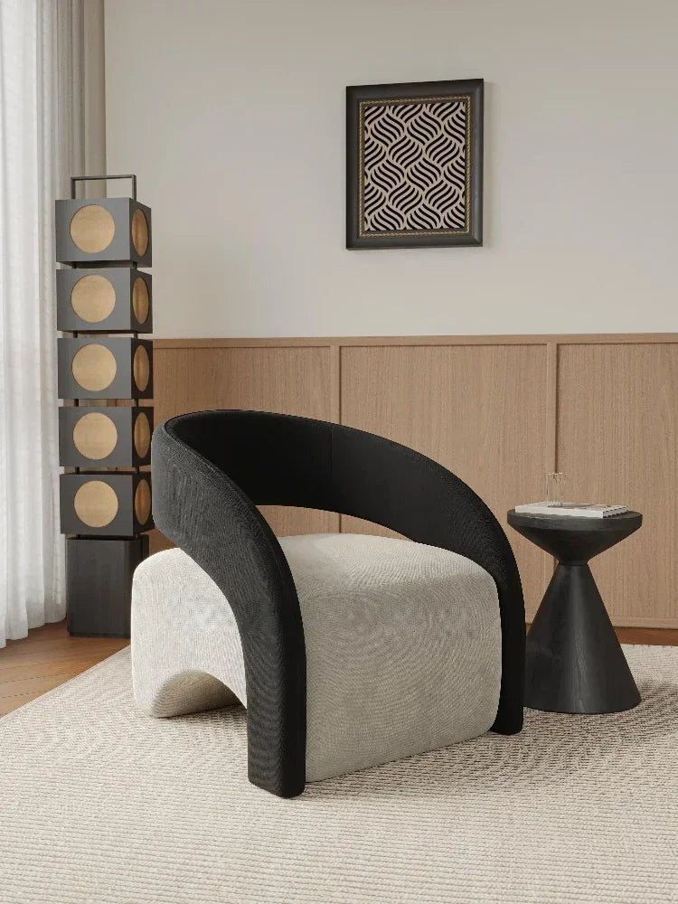 Single Chair Living Room Lazy Single Sofa Leisure Chair Designer Sofa Chair Single Sofa Light Luxury High - end - PatioLix