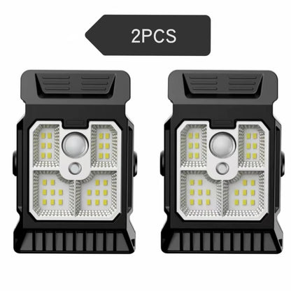 Solar powered courtyard lamp, household garden lighting, human body sensing multifunctional outdoor clip on lawn lamp - PatioLix