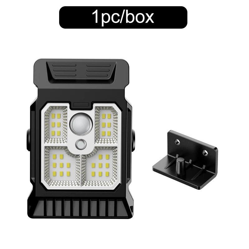 Solar powered courtyard lamp, household garden lighting, human body sensing multifunctional outdoor clip on lawn lamp - PatioLix