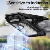 Solar powered courtyard lamp, household garden lighting, human body sensing multifunctional outdoor clip on lawn lamp - PatioLix