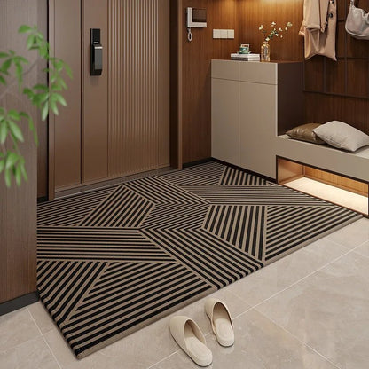 VIKAMA Light Luxury Entrance Door Mats, Anti - Slip Door Mats For The Living Room And Foyer, Dirt - Resistant Home Decoration - PatioLix