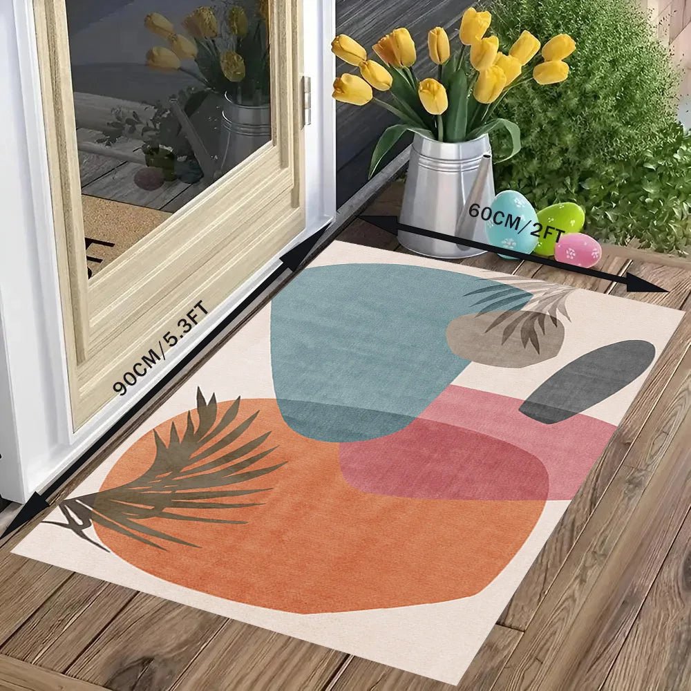 VIKAMA Light Luxury Entrance Door Mats, Anti - Slip Door Mats For The Living Room And Foyer, Dirt - Resistant Home Decoration - PatioLix