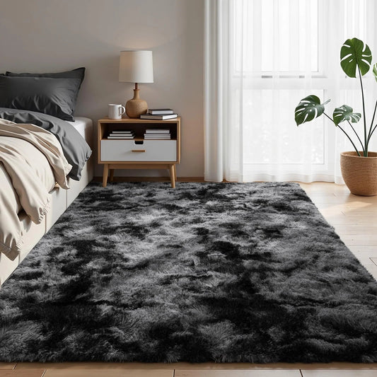 VIKAMA Minimalist Style Living Room Carpet, Fluffy And Slip - Resistant Children's Room Mat, Bathroom Carpet, Home Decoration - PatioLix