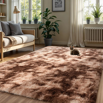 VIKAMA Minimalist Style Living Room Carpet, Fluffy And Slip - Resistant Children's Room Mat, Bathroom Carpet, Home Decoration - PatioLix
